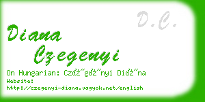diana czegenyi business card
